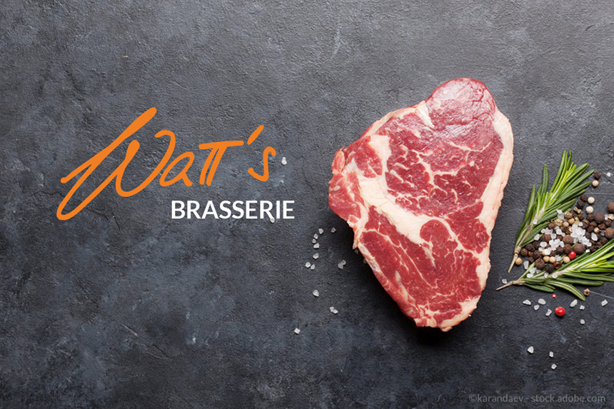 Bestes regionales Fleisch von der Metzgerei Glasstetter in der Watts Brasserie