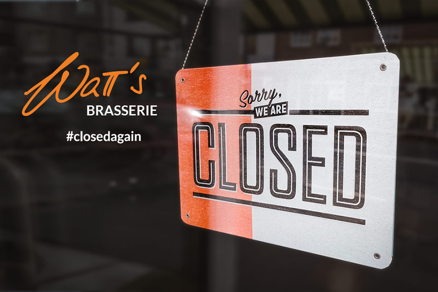 Die Watt's Brasserie in Ettlingen hat aufgrund der Coronamaßnahmen geschlossen, aber viele Gerichte to go.